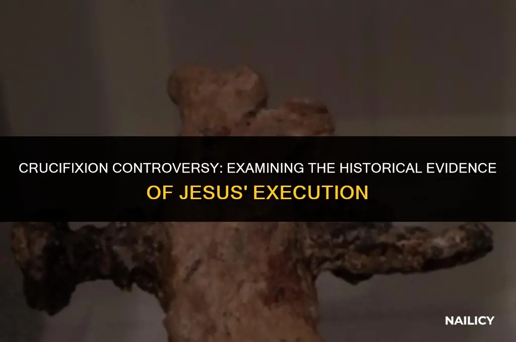 did jesus get nailed to a cross