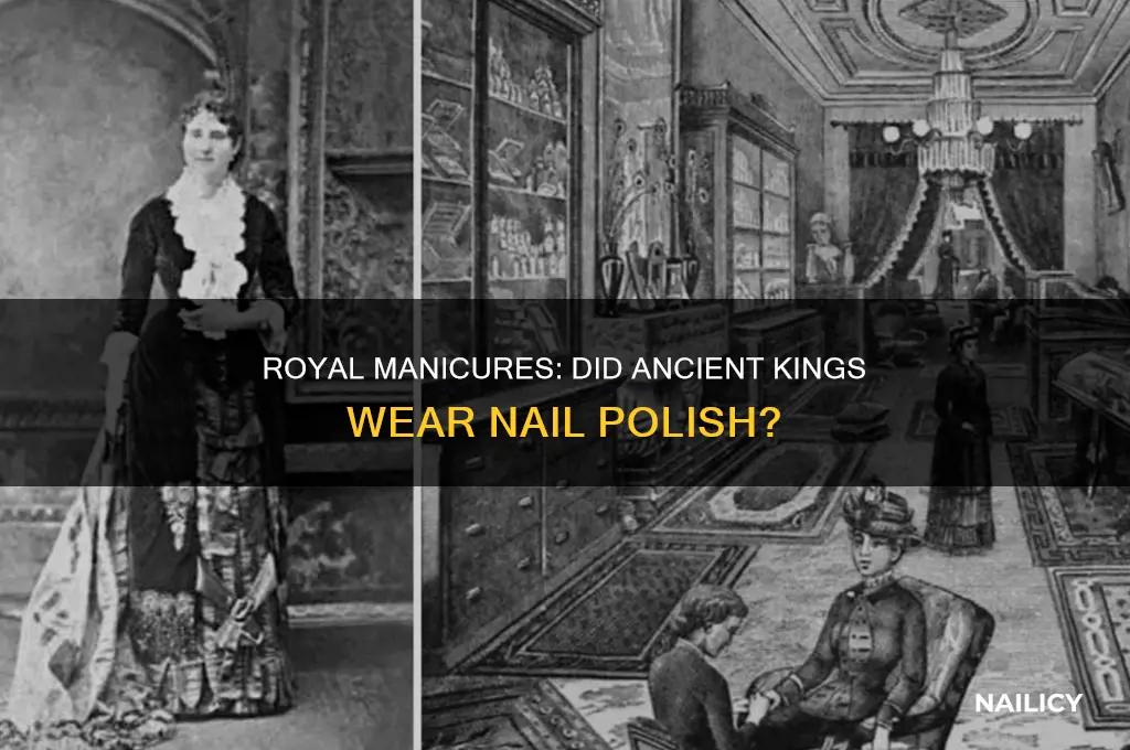 did kings wear nail polish
