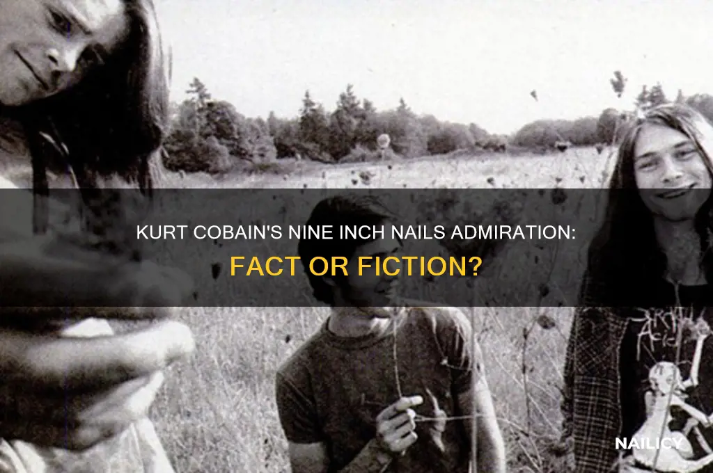 did kurt cobain like nine inch nails