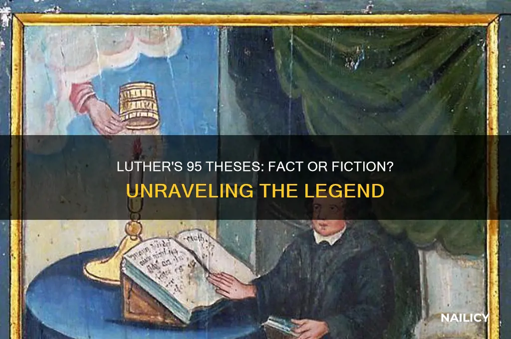 did luther nail 95 theses