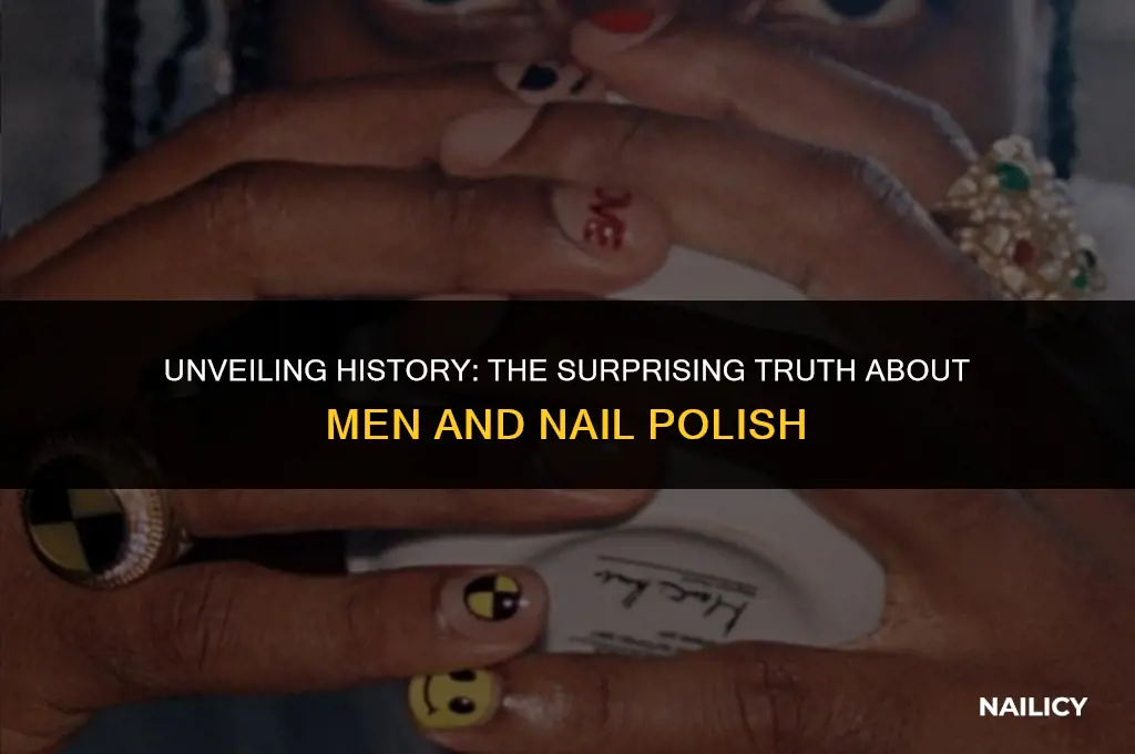 did men used to paint nails