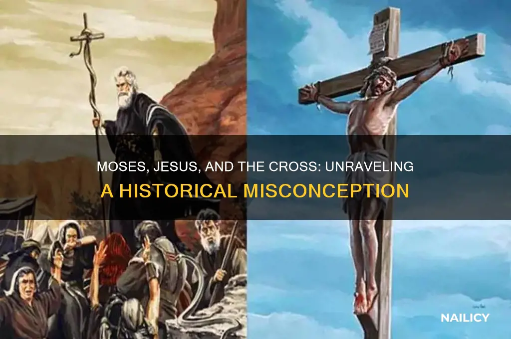 did moses help nail jesus to the cross