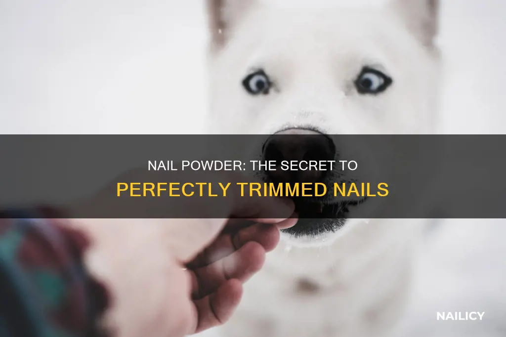 did nail cutting powder