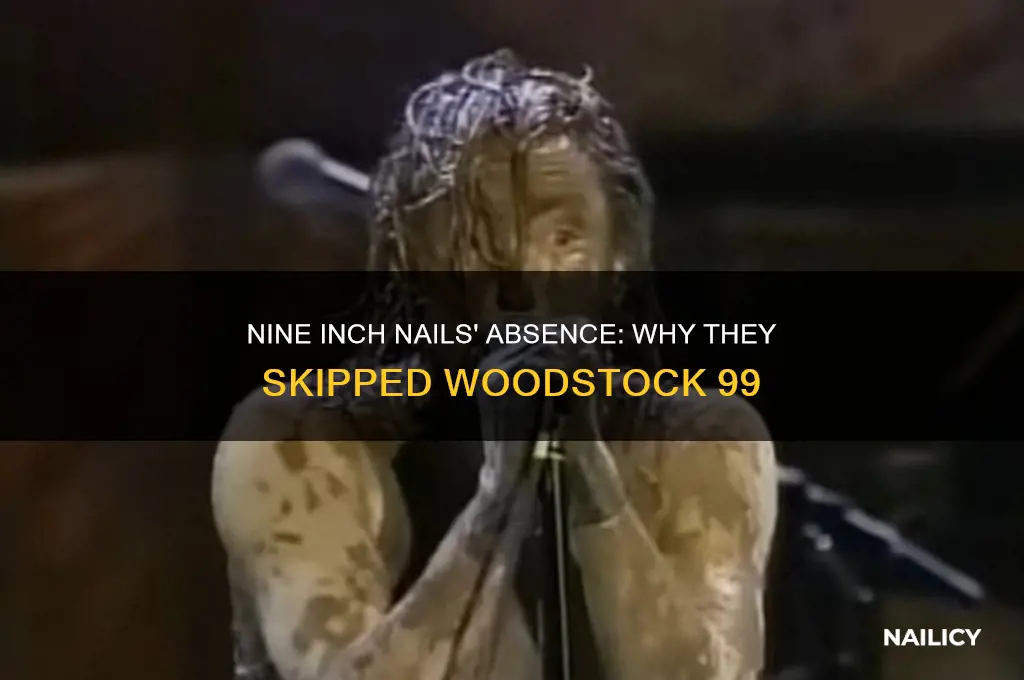 did nine inch nails play woodstock 99