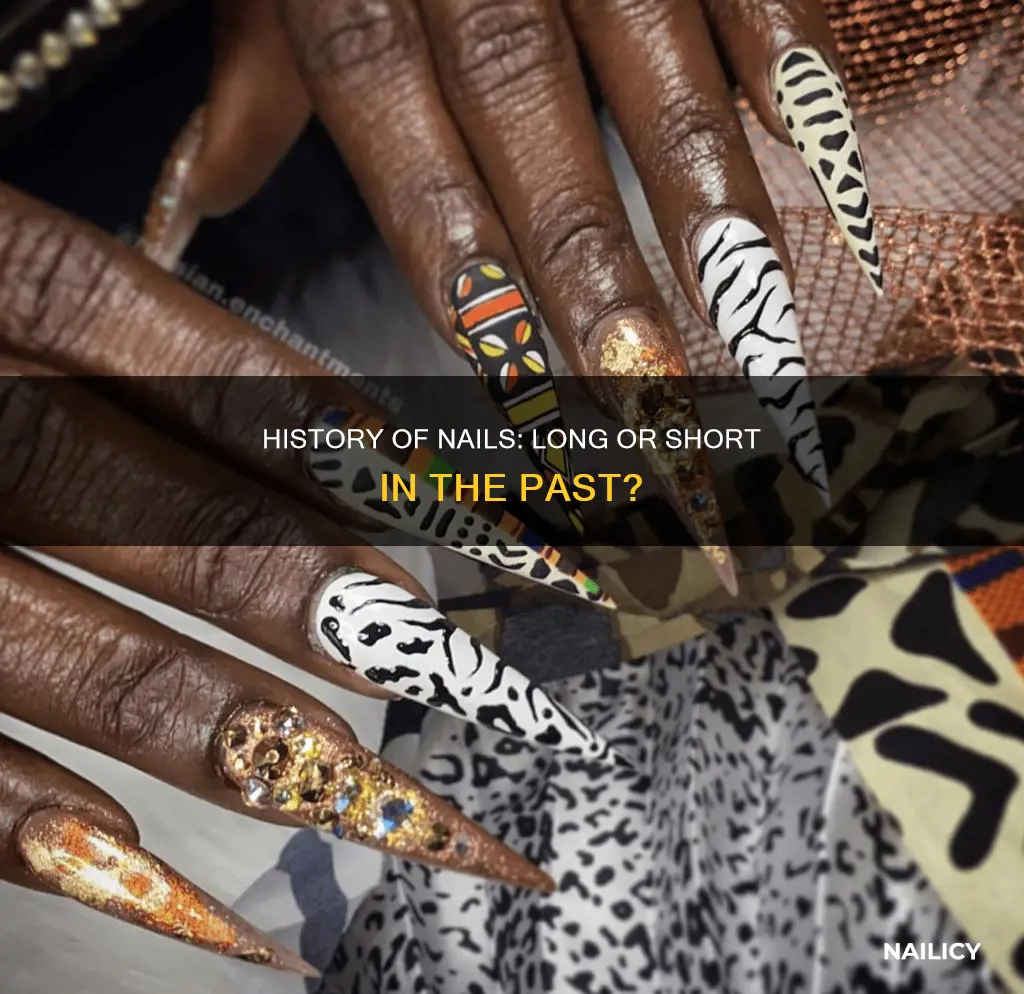 did people have long nails in the past