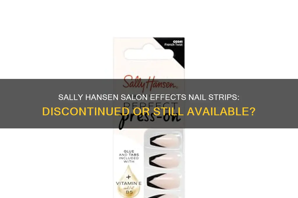 did sally hansen stop making salon effects nail strips