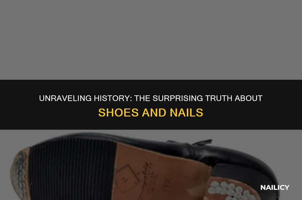did shoes used to have nails