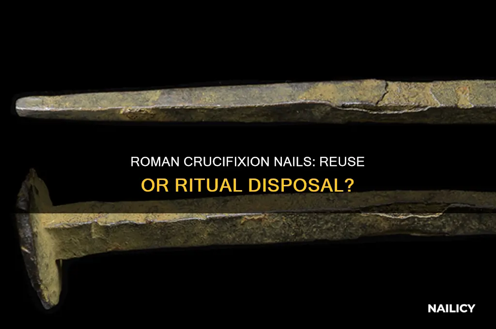 did the romans resue the nails from crucification