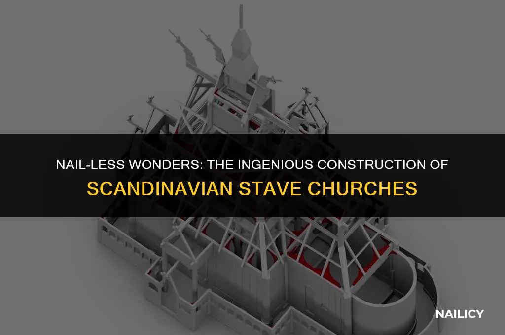did the scandinavians use nails stave church