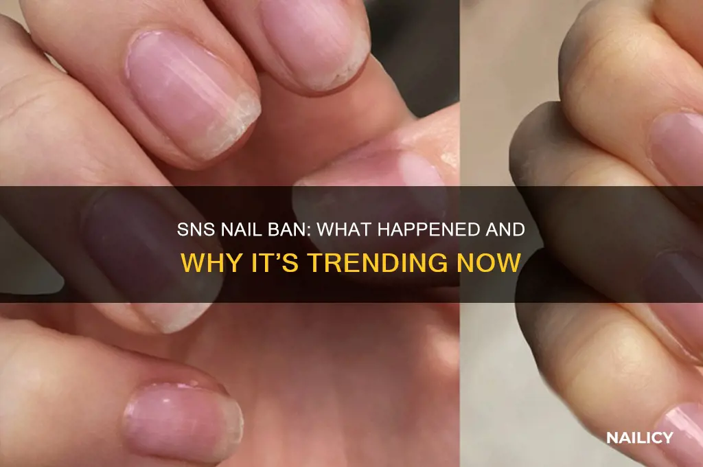 did they banned sns nail