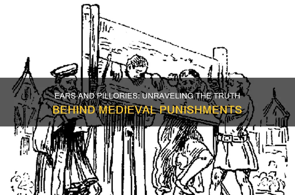 did they nail ears to the pillory