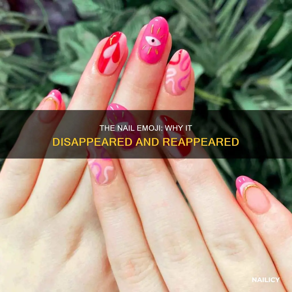 did they remove the nail emoji