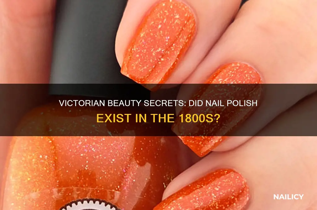 did they use nail polish in victorian times