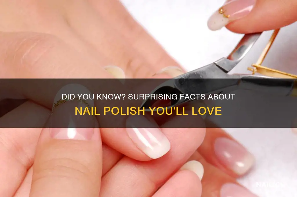 did you know that nail polish