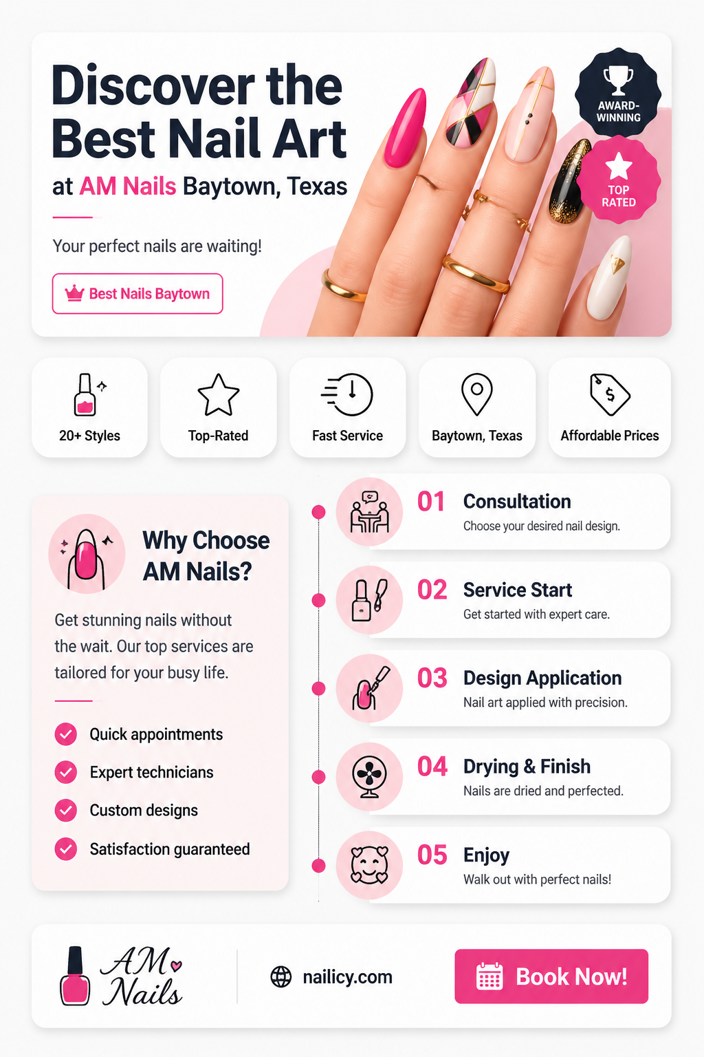am nails baytown texas