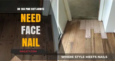 Pine Butt Joints: Face Nailing 1x6 Boards - Essential or Optional?