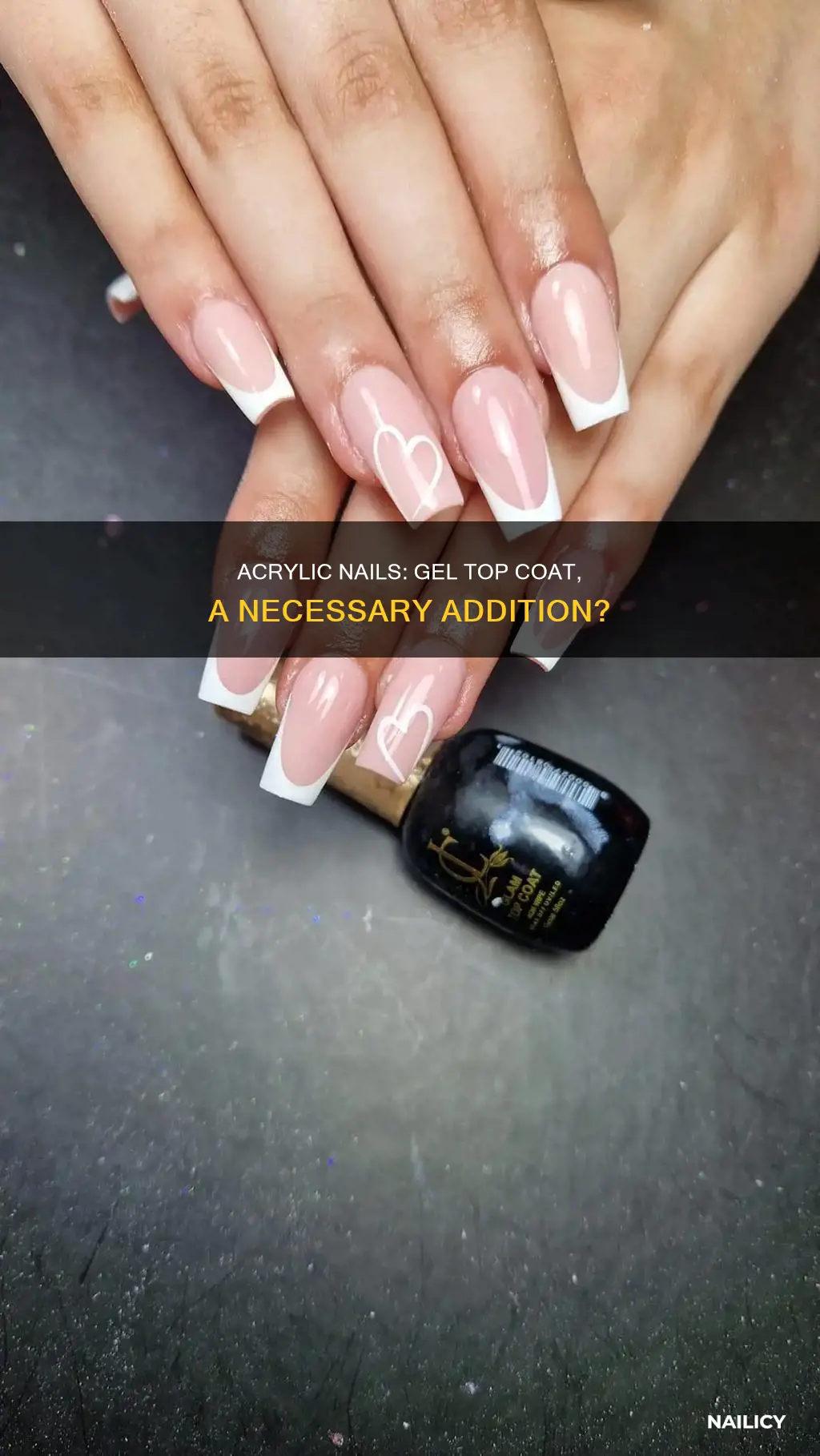 do acrylic nails need a gel top coat