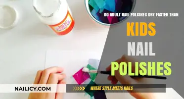 Adult vs. Kids Nail Polish: Which Dries Faster on Nails?