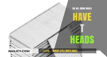 Do All Brad Nails Have T-Heads? A Comprehensive Guide