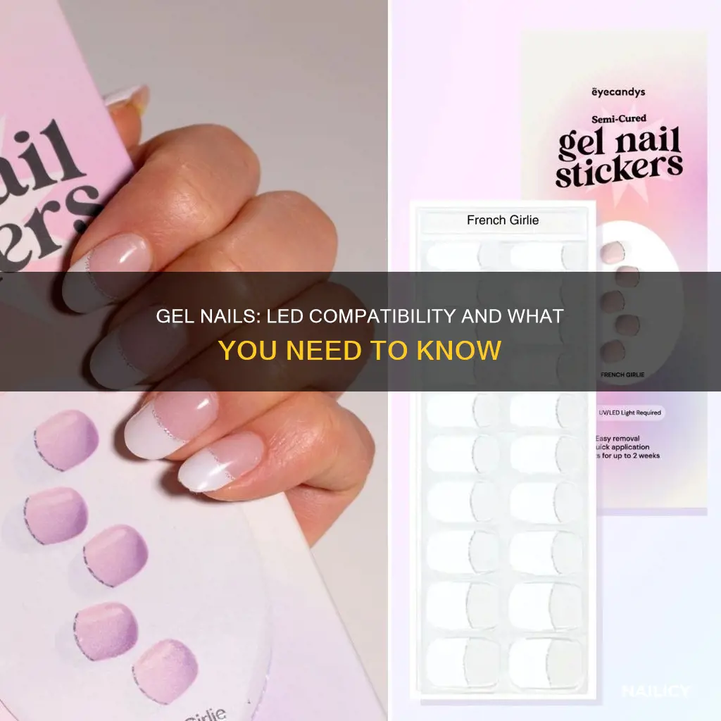 do all gel nail products work with led