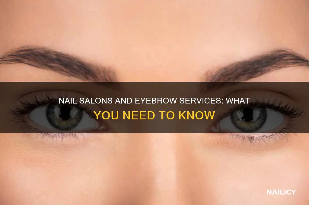 do all nail salons do eyebrows