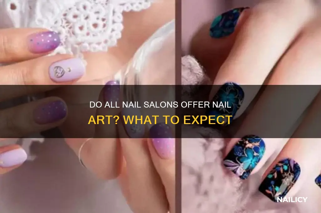 do all nail salons do nail art