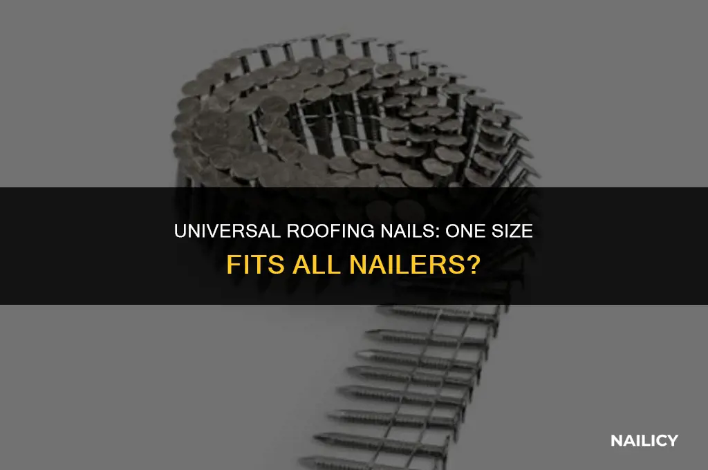 do all roofing nailers use the same nails