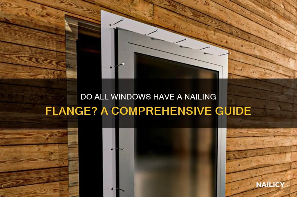 do all windows have a nailing flange