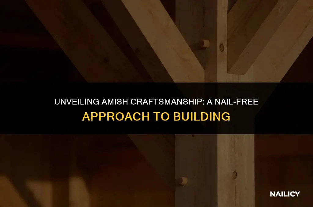 do amish use nails