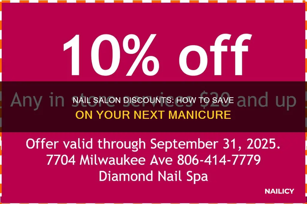 do any nail salons give a discount