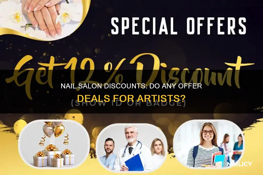 do any nail slons give ars discount