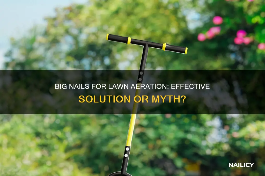 do big nails work to aerate a lawn