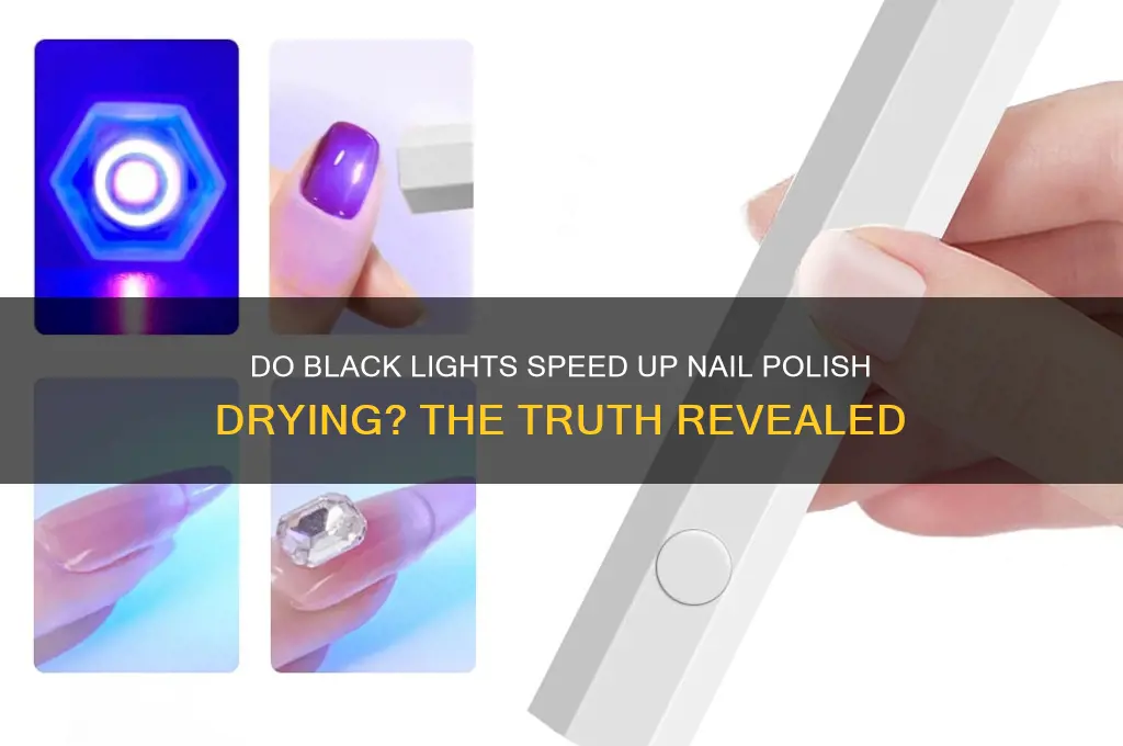 do black lights dry nail polish