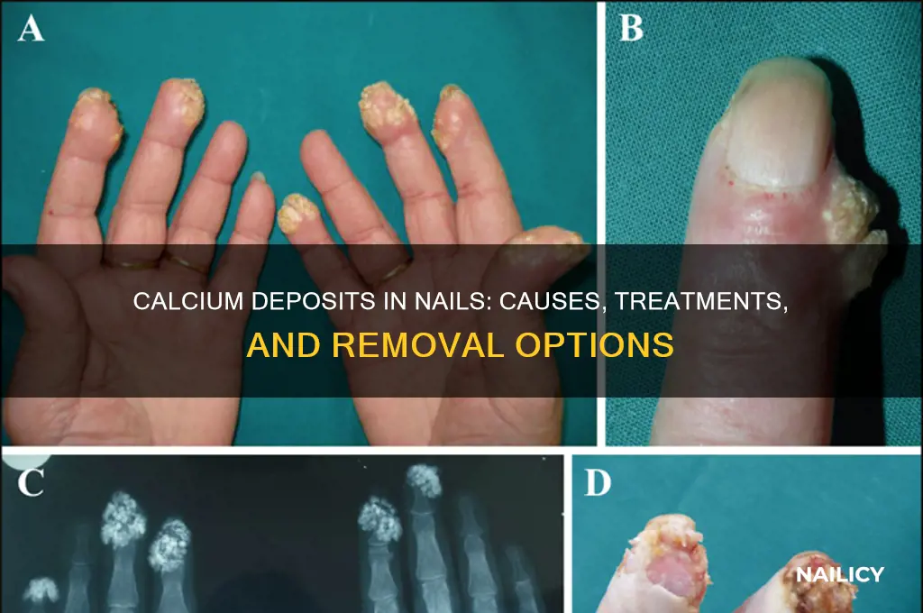 do calcium deposits in nails go away