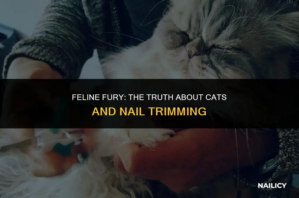 do cats get angry when you cut their nails