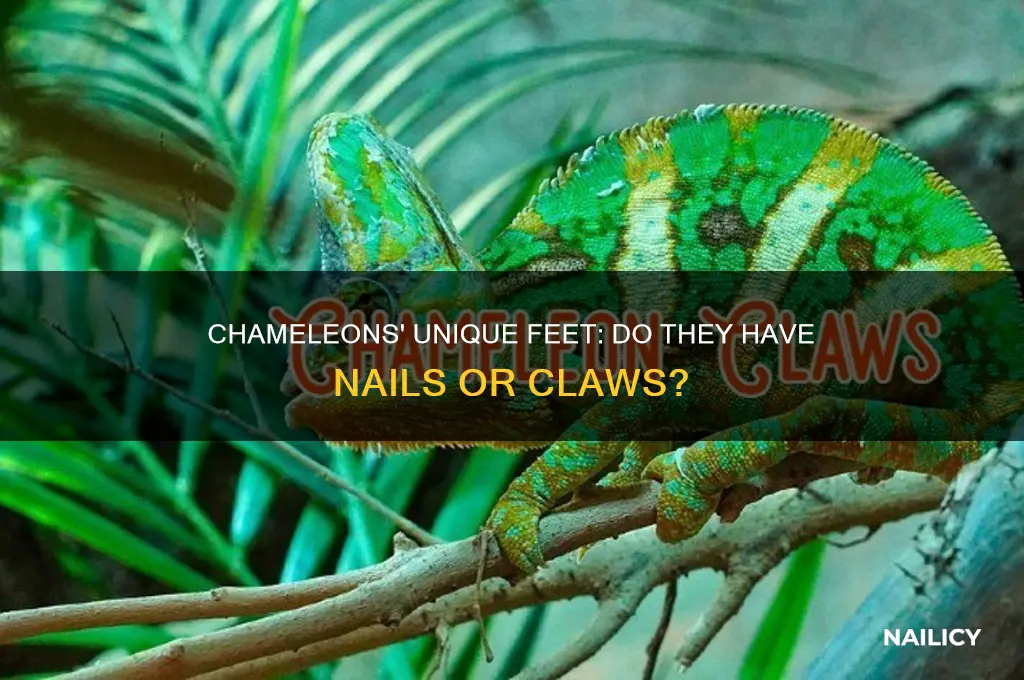 do chameleons have nails