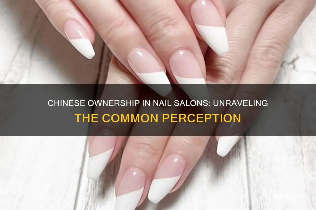 do chinese people own nail salons