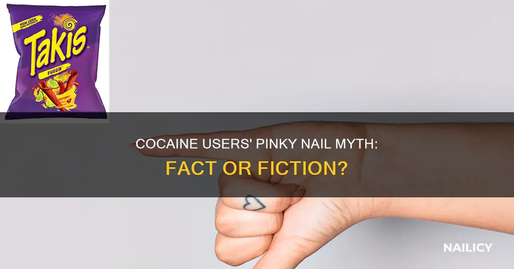 do coke users really grow pinky nail