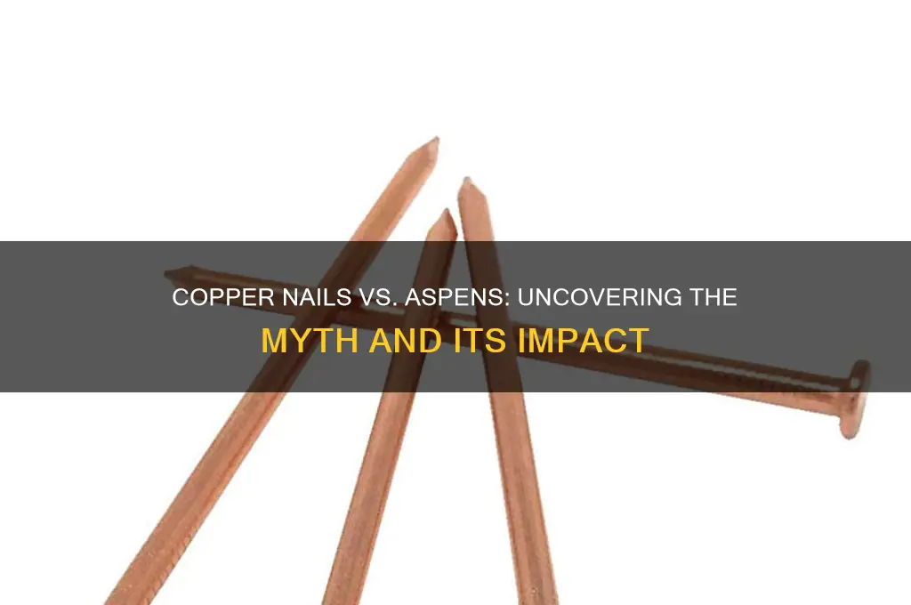 do copper nails kill aspens