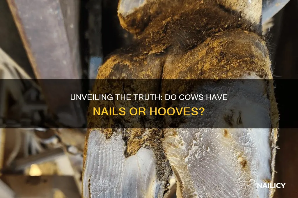 do cows have nails