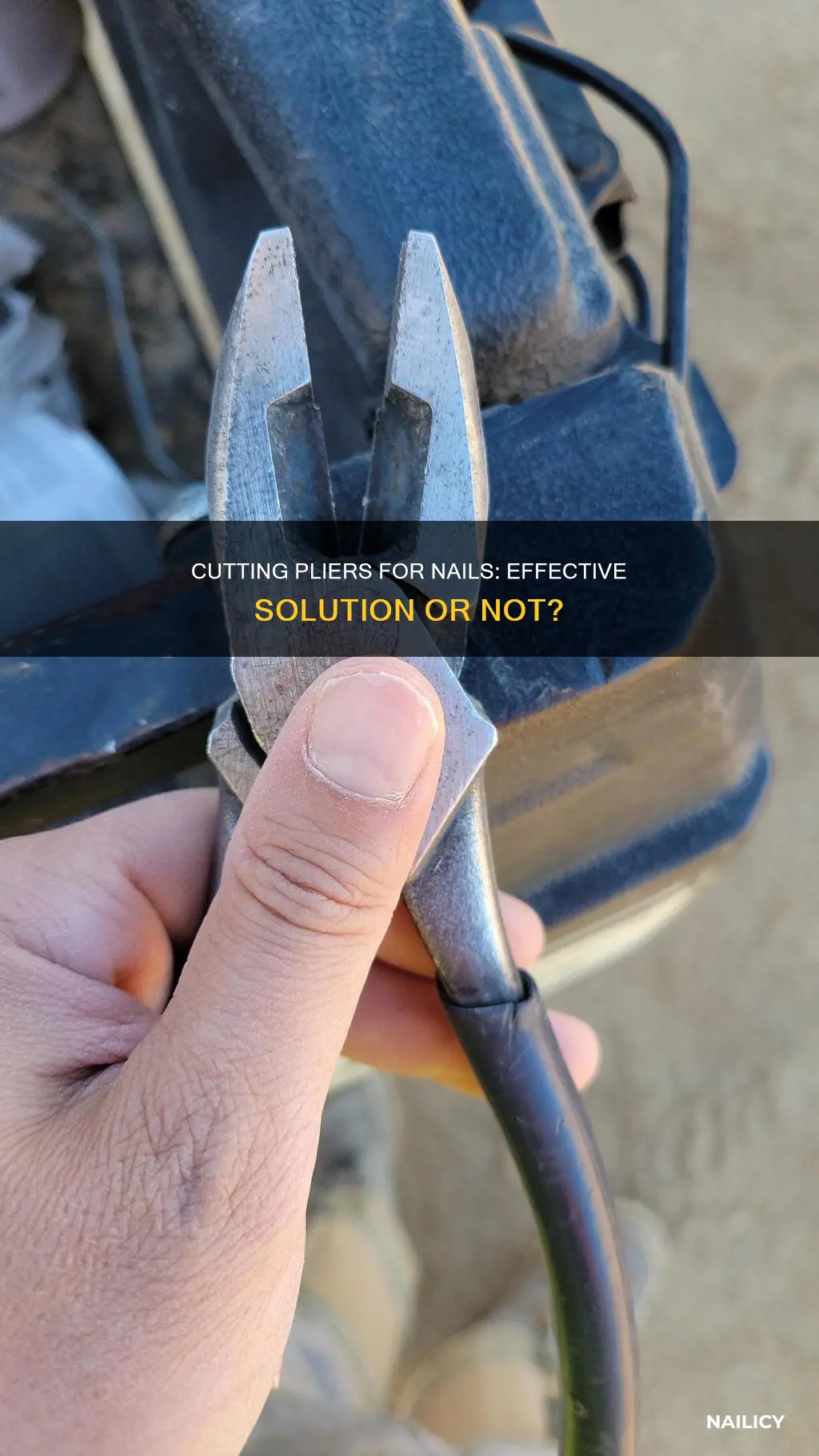 do cutting pliers cut nails