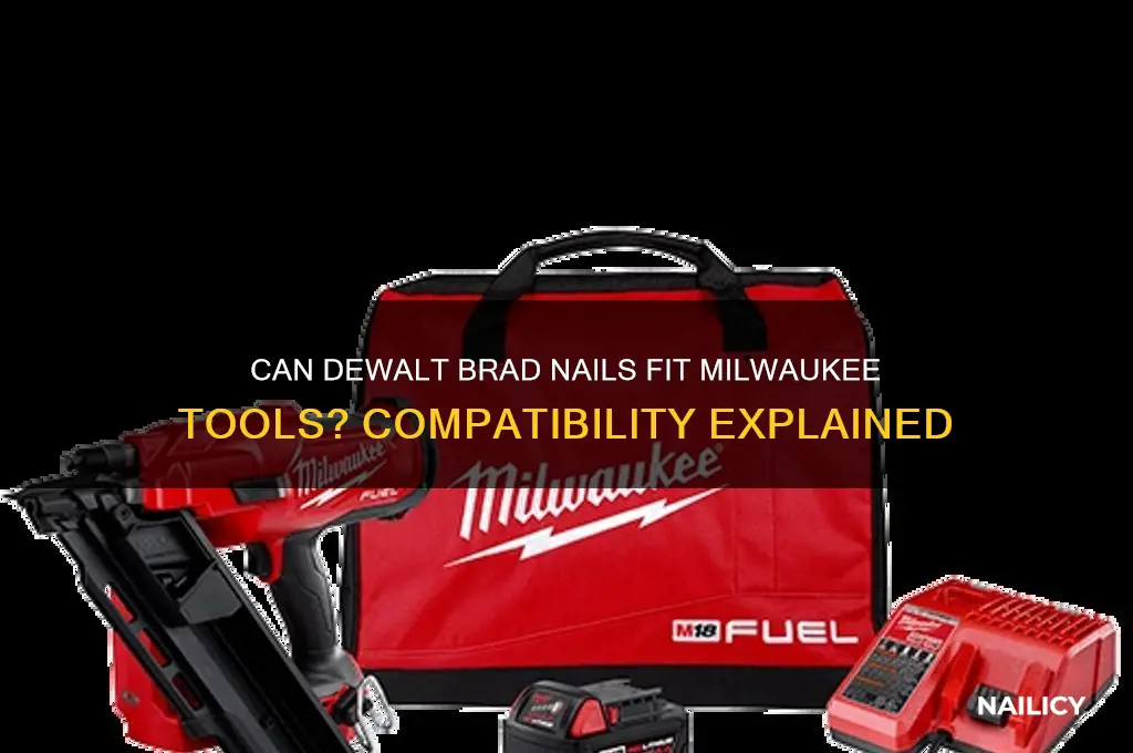 do dewalt brad nails work in milwaukee