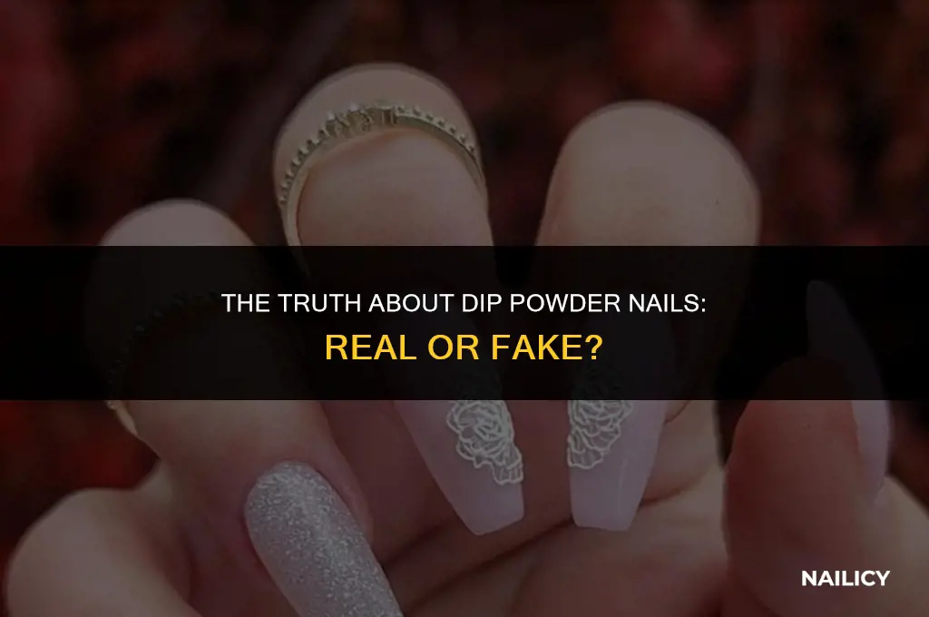 do dip powder nails use fake nails