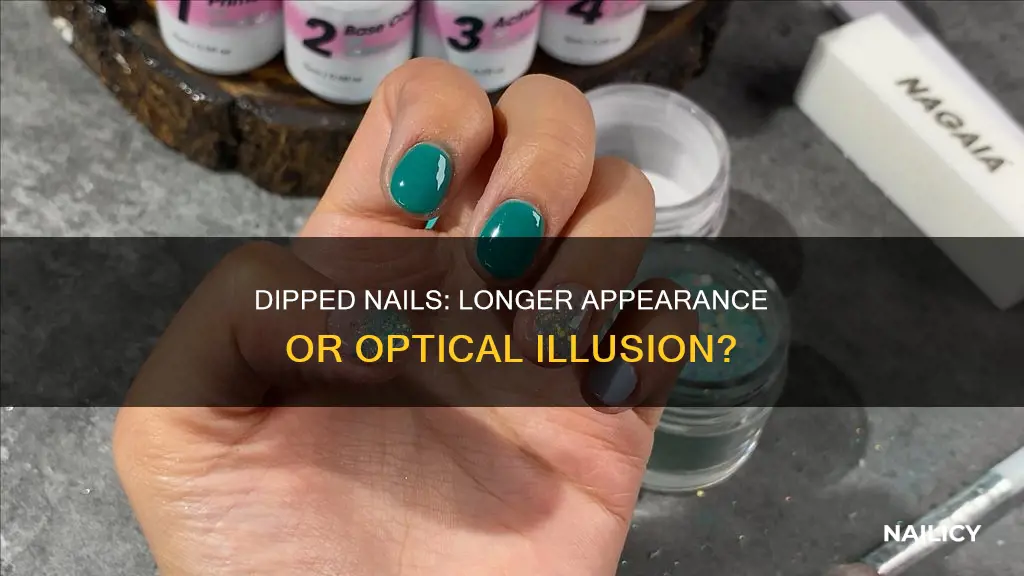 do dipped nails make your nails look longer