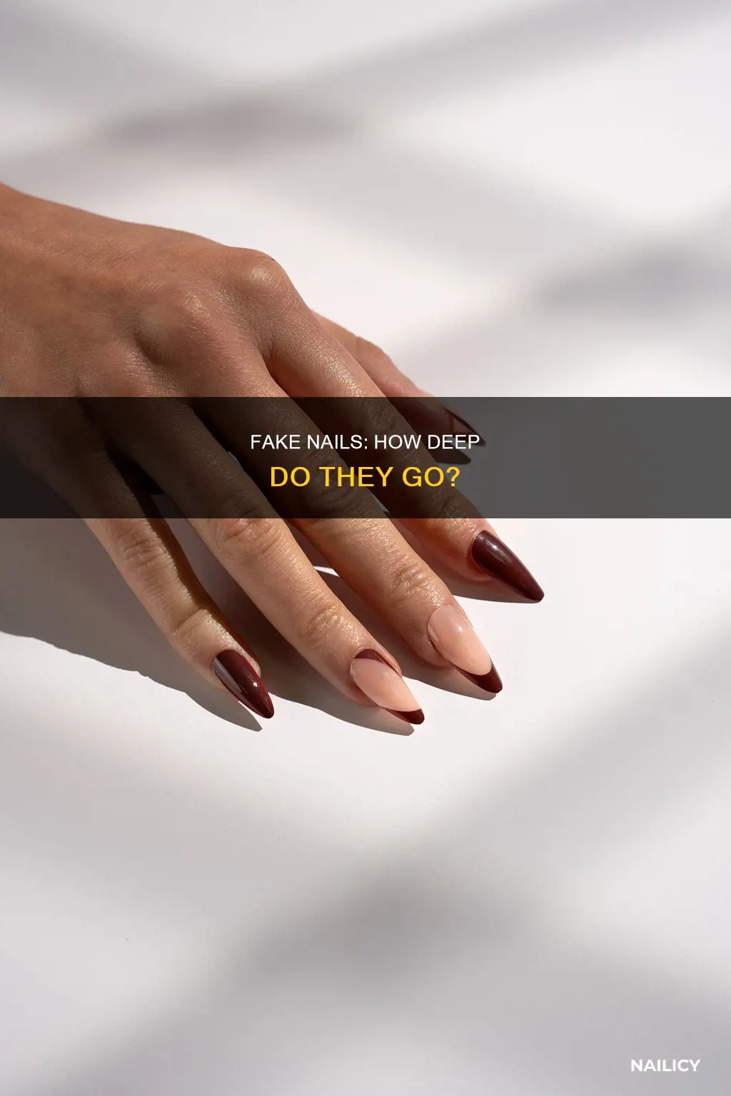 do fake nails go into your finger