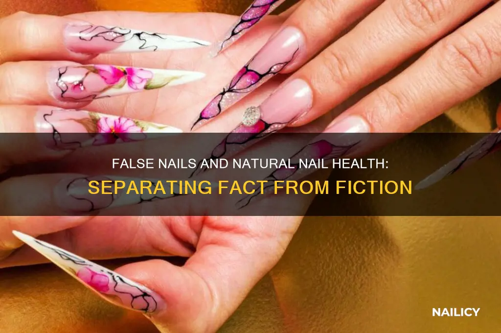 do false nails damage nails