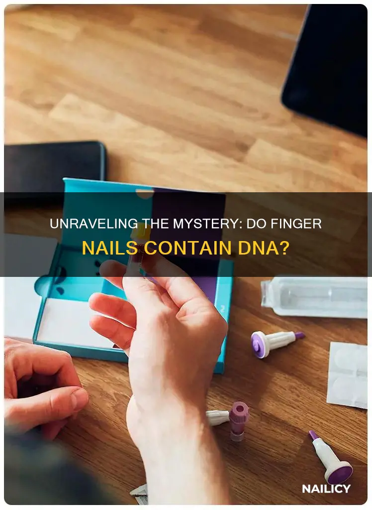 do finger nails have dna