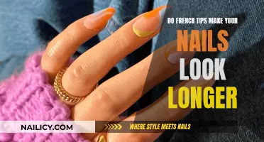 French Tips: An Optical Illusion for Longer Nails?