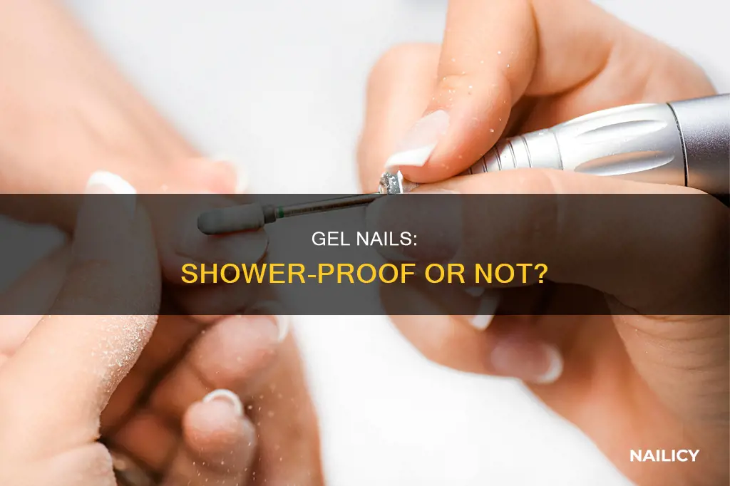 do gel nails come off in the shower
