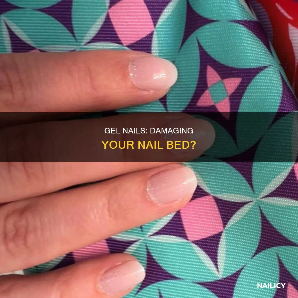 do gel nails damage nail bed